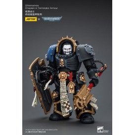 Warhammer 40k figurine 1/18 Ultramarines Chaplain in Terminator Armour 12 cm