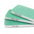 3 blocs de ponçage 90x19x6 double face & double grain