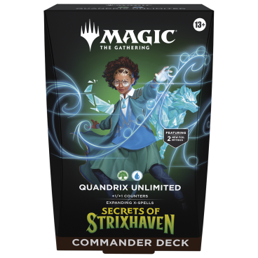 MTG : Secrets Strixhaven Commander Deck EN&nbsp;: Quandrix Unimited (Green/Blue)