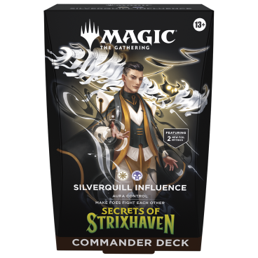 MTG : Secrets Strixhaven Commander Deck EN&nbsp;: Silverquill Influence (White/Black)