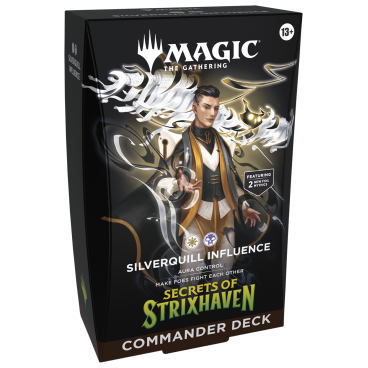 MTG : Secrets Strixhaven Commander Deck EN&nbsp;: Silverquill Influence (White/Black)