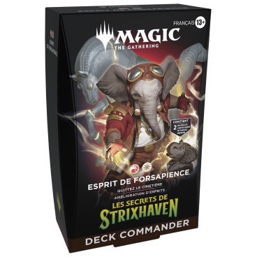 MTG : Secrets Strixhaven Commander Deck FR&nbsp;: Esprit de Forsapience (Rouge/Blanc)
