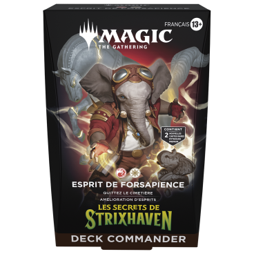 MTG : Secrets Strixhaven Commander Deck FR&nbsp;: Esprit de Forsapience (Rouge/Blanc)