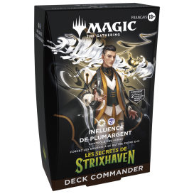 MTG : Secrets Strixhaven Commander Deck FR&nbsp;: Influence de Plumargent (Blanc/Noir)