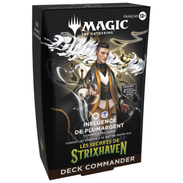 MTG : Secrets Strixhaven Commander Deck FR&nbsp;: Influence de Plumargent (Blanc/Noir)