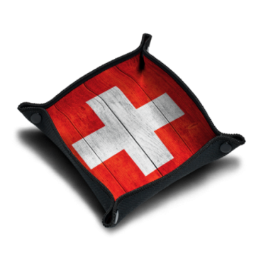Piste de dés : Wood Swiss Flag