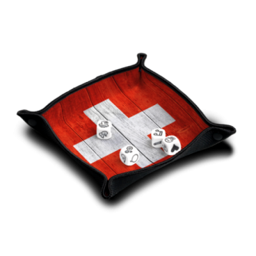Piste de dés : Wood Swiss Flag