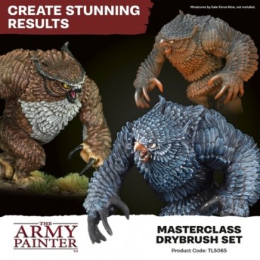 Army Painter - Pinceaux - Masterclass Drybrush Set