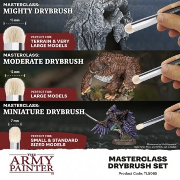 Army Painter - Pinceaux - Masterclass Drybrush Set