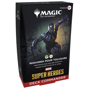 MTG : Marvel Super Heroes Commander FR&nbsp;: Wakanda pour Toujours (vert/blanc)