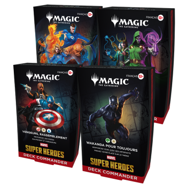 MTG : Marvel Super Heroes Commander FR&nbsp;: Gloire à Fatalis (bleu/noir/rouge)