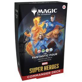 MTG : Marvel Super Heroes Commander EN&nbsp;: The Fantastic Four (red/green/white/blue)