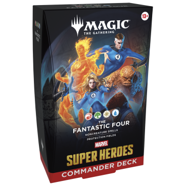 MTG : Marvel Super Heroes Commander EN&nbsp;: The Fantastic Four (red/green/white/blue)