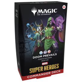 MTG : Marvel Super Heroes Commander EN&nbsp;: Doom Prevails (blue/black/red)