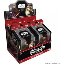 SWU : Twin Suns Deck Display 2026 FR : Lot de 4 Deck