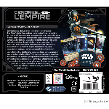 SWU : Cendres de l'Empire Boîte AP FR