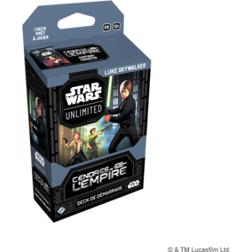 SWU : Cendres de l'Empire Deck – Luke Skywalker FR