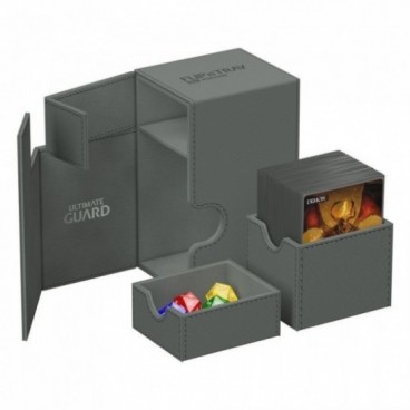 Ultimate Guard Flip'n'Tray 80+ Xenoskin – Grey