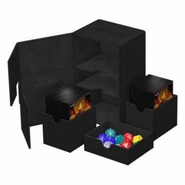 Ultimate Guard Twin Flip'n'Tray 160+ Xenoskin – Black