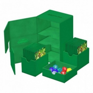 Ultimate Guard Twin Flip'n'Tray 160+ Xenoskin – Green
