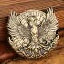 Dé Rotatif 6 En 1 .d20 D12 D10 D8 D6 D4 . Métal . Couleur Bronze Type Phoenix