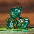 Cœur de Brocéliande | Set de dés JDR à cœur liquide