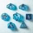 Cœur de Selkie | Set de dés JDR à cœur liquide