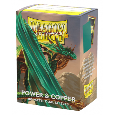 Dragon Shield – Dual Matte sleeves - Power & Copper
