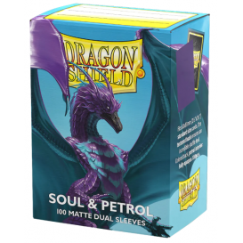 Dragon Shield – Dual Matte sleeves – Soul & Petrol