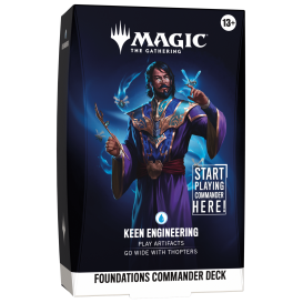 MTG : Reality Fracture Starter Commander EN – Keen Engineering (Blue)