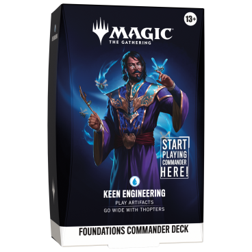 MTG : Reality Fracture Starter Commander EN – Keen Engineering (Blue)
