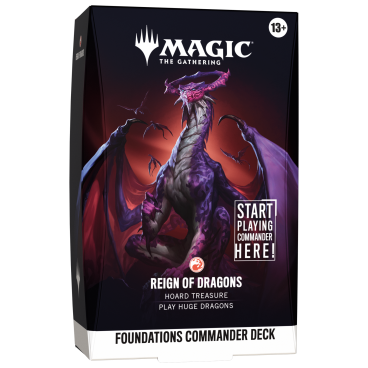 MTG : Reality Fracture Starter Commander EN – Reign of Dragons (Red)