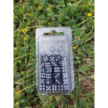 Dé 6 (D6) miniature 0.8cm - lot de 5