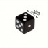 Dé 6 (D6) miniature 0.8cm - lot de 5
