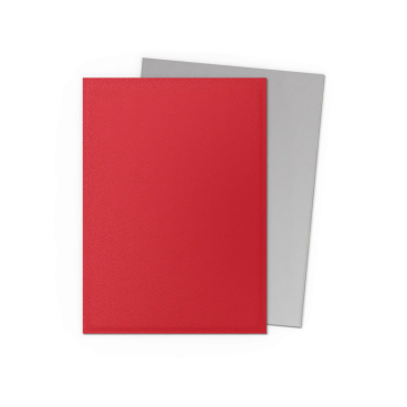 Dragon Shield Dual Matte sleeves - Crimson & Silver - Display