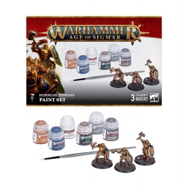 Aos Stormcast Eternal + Paint Set Ger/Fre/Ita/Dut/Cz/S
