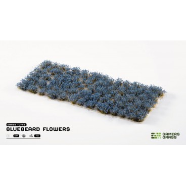 Grass Tufts : Bluebeard Flowers