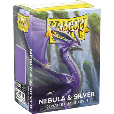 100 Dragon Shield Matte : Nebula & Silver