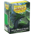 100 Dragon Shield Matte : Apple Green/Silver