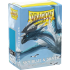 100 Dragon Shield Matte : Sky Blue & Silver