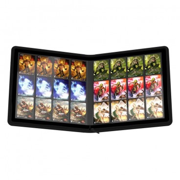 Ultimate Guard Zipfolio 480 24-Pocket Xenoskin - Black