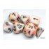 CHESSEX - Set de 7 dés - FESTIVE - Circus/Noir