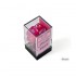 CHESSEX - Set de 7 dés - LUMINARY - Rose / Argent