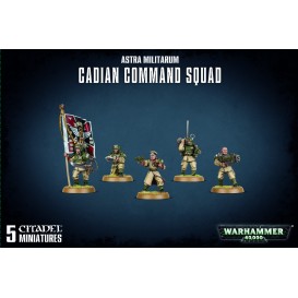 Astra Militarum Escouade De Commandement Cadienne (Cadian Command Squad)