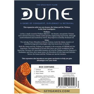 Dune Extension 1 : Ixians & Tleilaxu