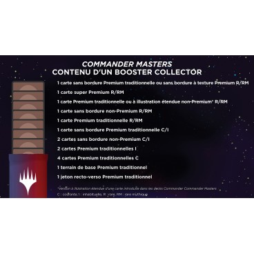 MTG : Commander Masters Collector Boosters FR